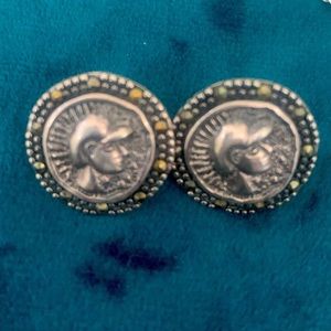 Silver Coin Earrings